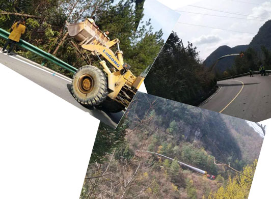 大件運(yùn)輸受阻，負(fù)責(zé)人合力清障